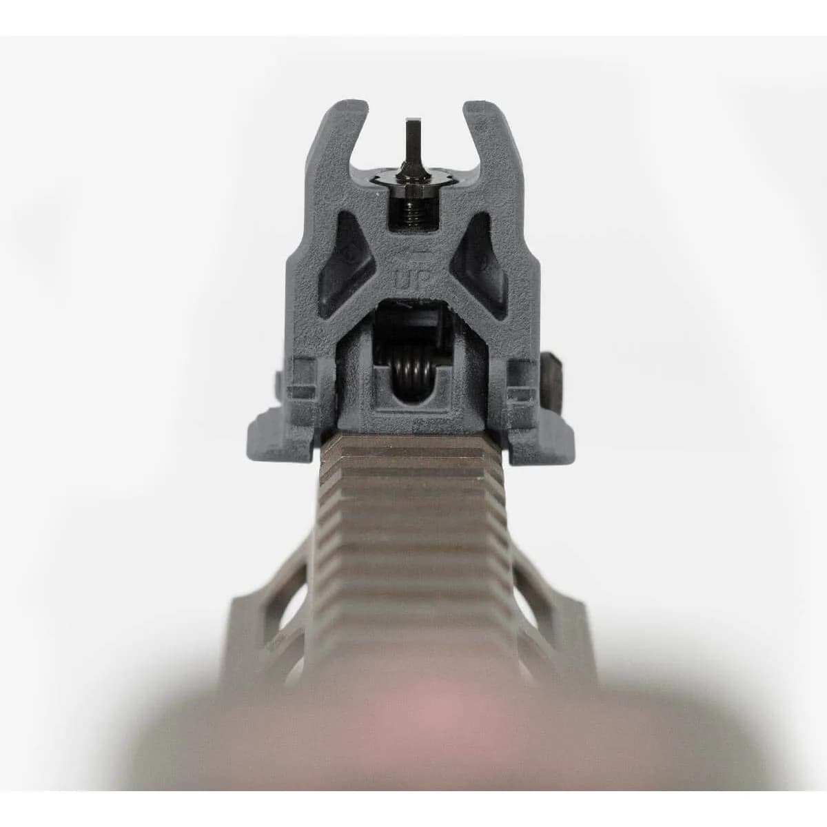 MBUS Front Sight Flip-Up Polymer for AR-15 Stealth Gray - photo 2