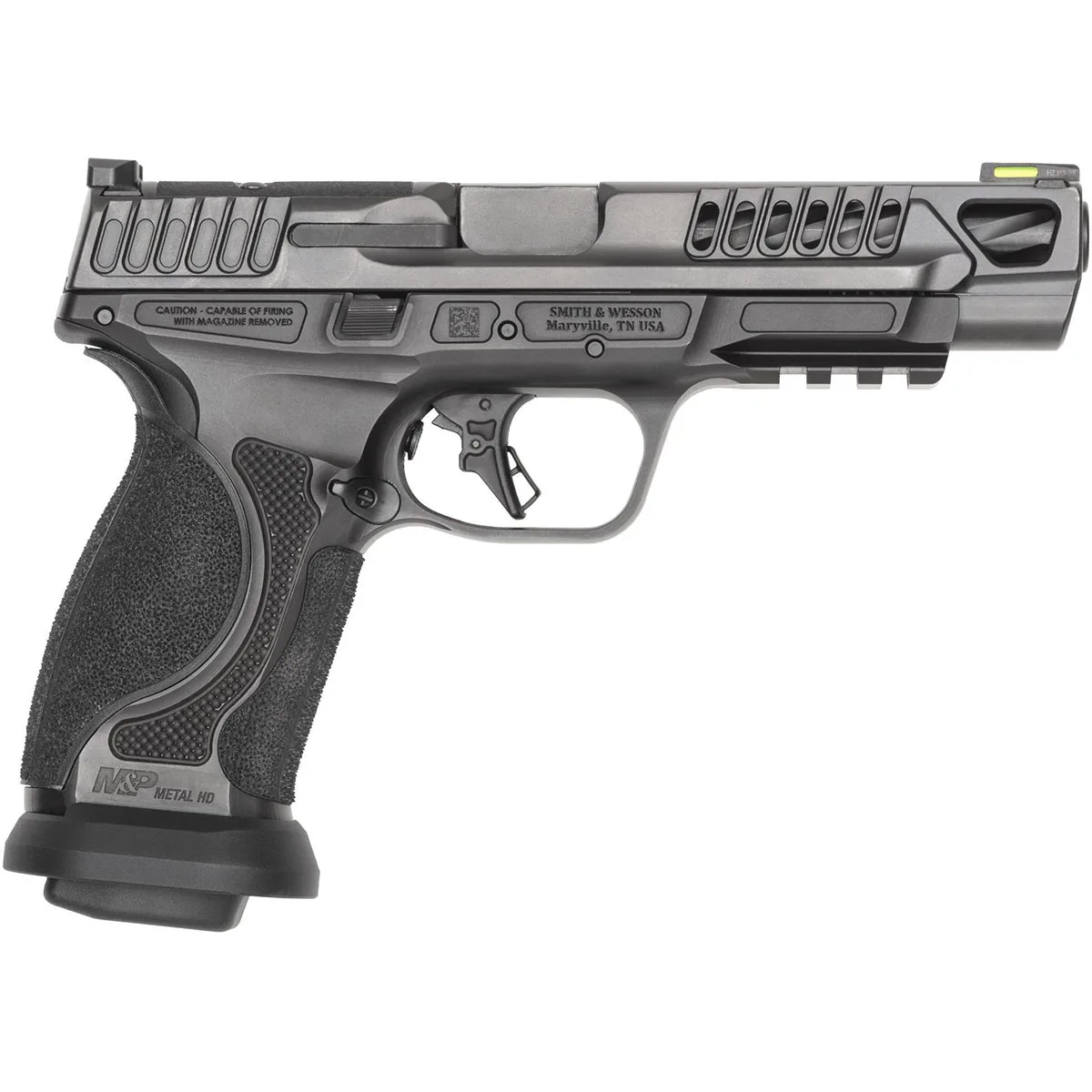 Smith & Wesson M&P9 M2.0 Competitor HD OR FS 9mm, 5" Barrel, NTS, Black