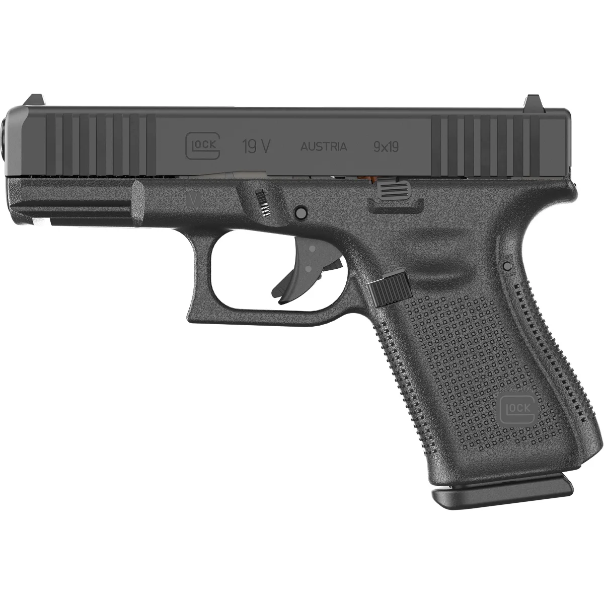 Glock G19V 9mm Luger, Black