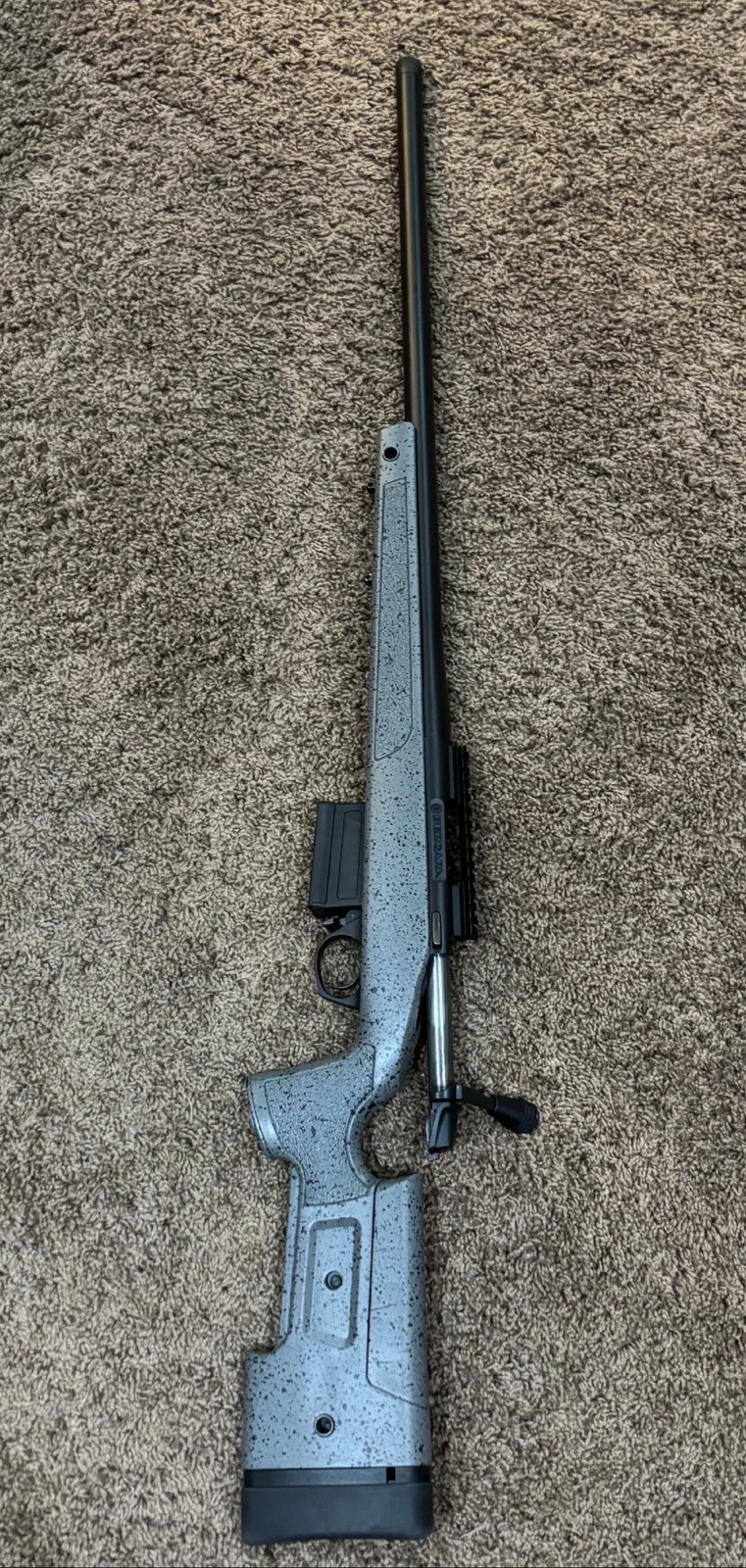 Bergara B14 HMR 6.5 Creedmoor 24 in Threaded Barrel in Grey Splatter - photo 2