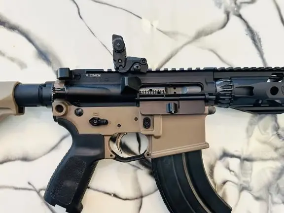 Custom AR15 pistol 6.5 upper with SIG binary lower