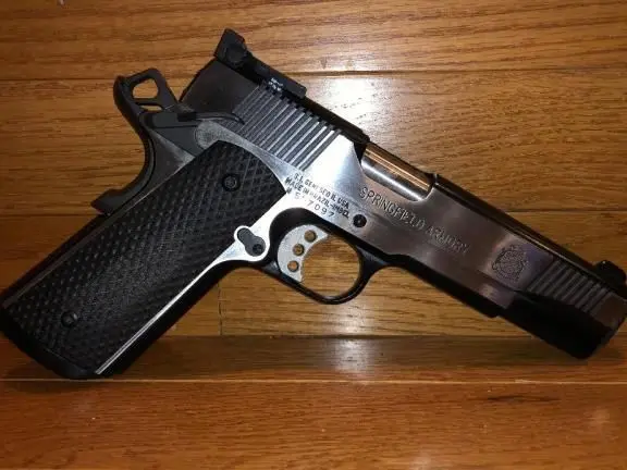 SPRINGFIELD ARMORY 1911-A1 Loaded Black Stainless Target