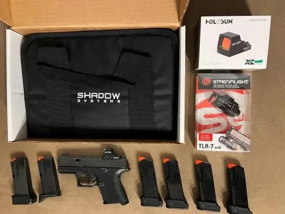 Shadow Systems SS-4012 CR920 Elite Optics Ready w/Holosun HE507k-GR X2 and Streamlight TLR-7 Sub + Extra Mags!!!
