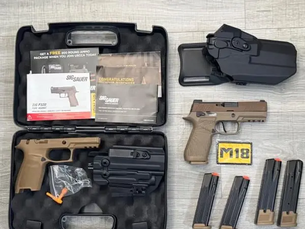 Sig Sauer M18 Upgraded / Excellent Condition