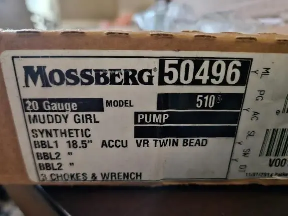 Mossberg muddygirl 20ga