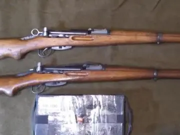 Military Surplus Swiss K-31 Rifle & Sling 7.5 Swiss GP-11 Ammo Crate 480 Rds