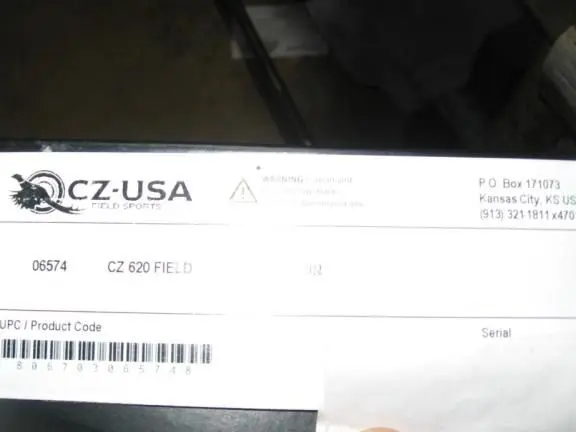 (1) CZ USA 06574 CZ620 FIELD SELECT 20GA