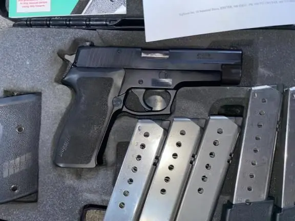 German Sig P220 upgrades SRT trigger, night sights, grips