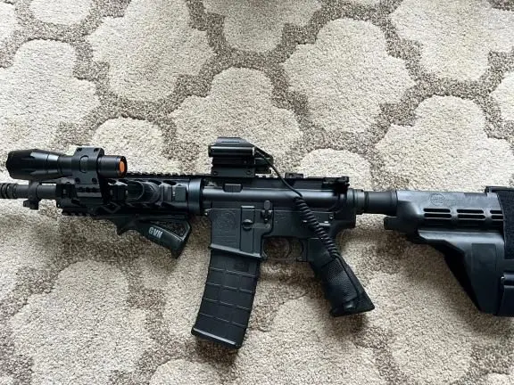Custom built AR15 pistol 5.56 .223