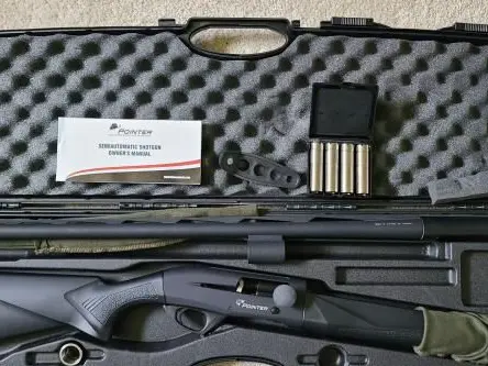 **** Pointer Semi-Auto Deluxe 12GA 28" Shotgun Syn 5 Chokes (NEW) ****