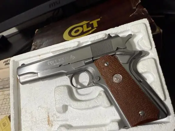 Colt 1911 MK IV Government Model Stainless