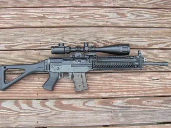 Sig 551A1 with accessories