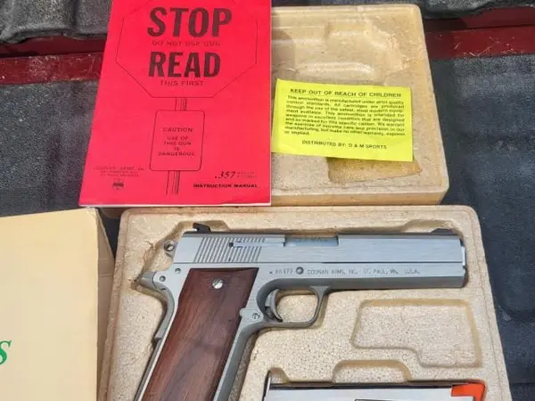 Coonan Arms model B 1911 stainless .357