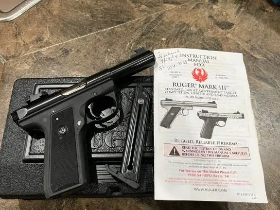 Ruger 22/45 Target Model MKIII Heavy Barrel