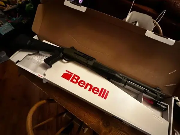 Benelli M4 with upgrades, never shot