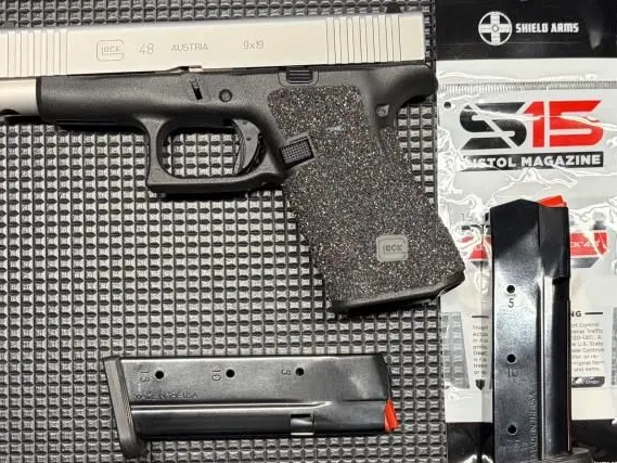 Glock 48 with Shield Magazines