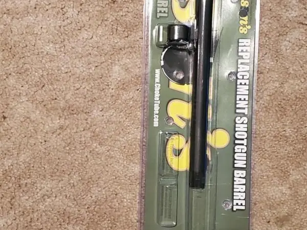 Remington 870 12-gauge 18.5"-barrel w/ rifled choke.