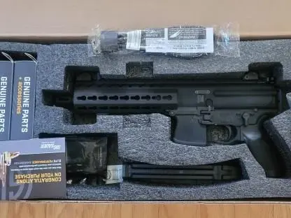 Sig MPX -P-9-KM PDW Pistol / NEW IN BOX Discontinued! NIB 9mm Sig Sauer