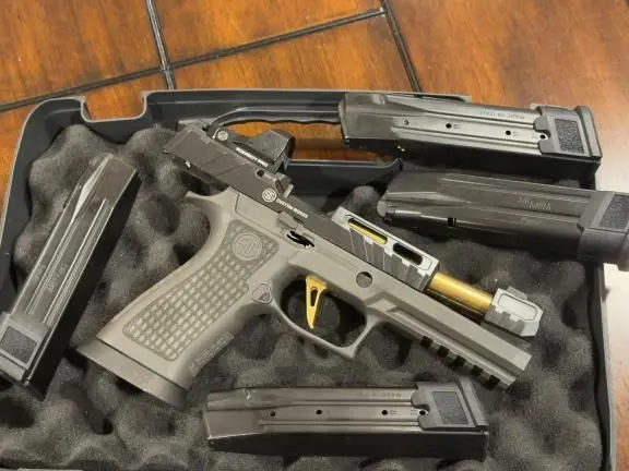 Sig Custom Works P320 Spectre Comp with Romeo 1 Pro