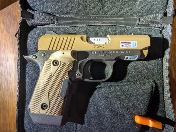 Kimber desert tan micro 9 with LG