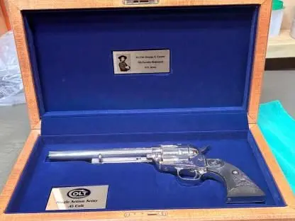 Colt Single Action Army .45 Colt Factory Nickel (1996)