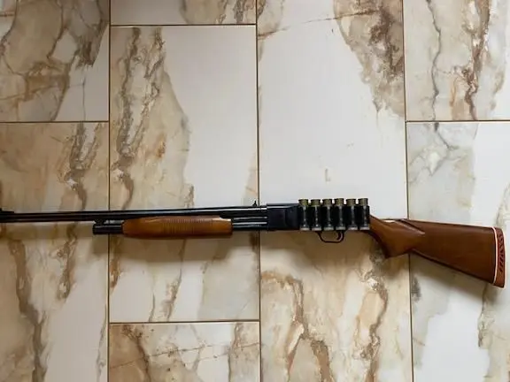 Mossberg 500 12ga with Side Saddle and Ventilated Rib Barrel