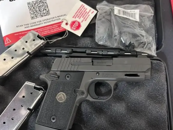 SIG P938 Legion Unfired ANIB with COIN
