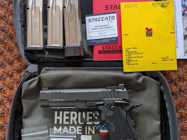 LNIB Staccato P DLC Barrel 9mm 2011