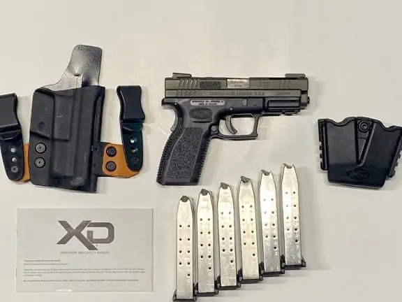 Springfield XD-40 Ported .40 S&W Green Slide