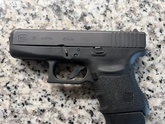 Glock 36 With LaserMax Guide Rod Laser