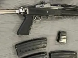 1980’s mini 14 folder beaded stainless steel .223