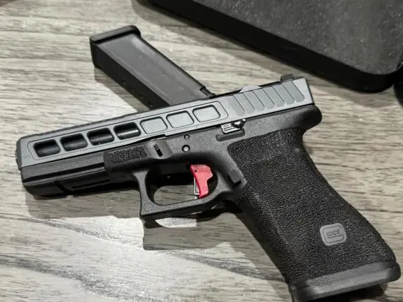 GLOCK 34 Gen3 With Glock 17 Zaffiri Precision Slide,APEX Trigger, & Orig.Glock 34 Complete Barrel and Slide
