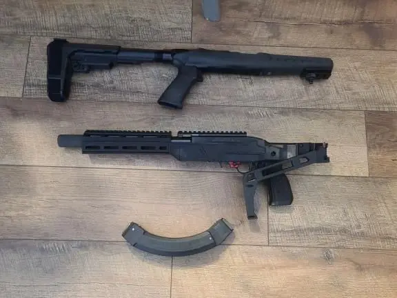 Ruger charger 22lr with Franklin Armory binary trigger