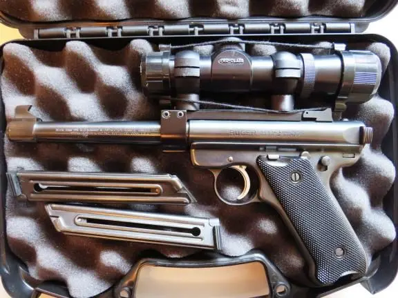 Ruger 22 LR Mark II Target With Tasco Pro Class Scope