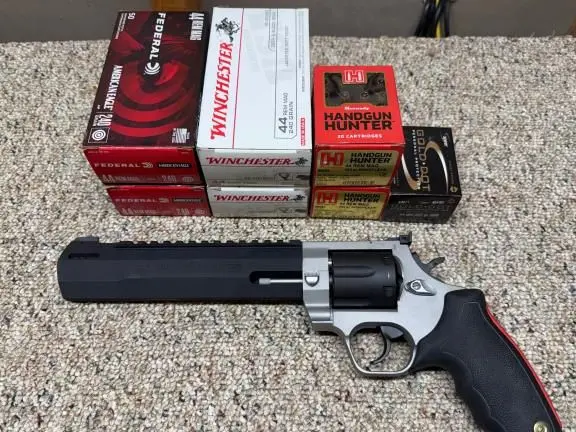 NEW! Taurus Raging Hunter .44 Magnum 8.37in Barrel w/ 260 rounds of Ammo