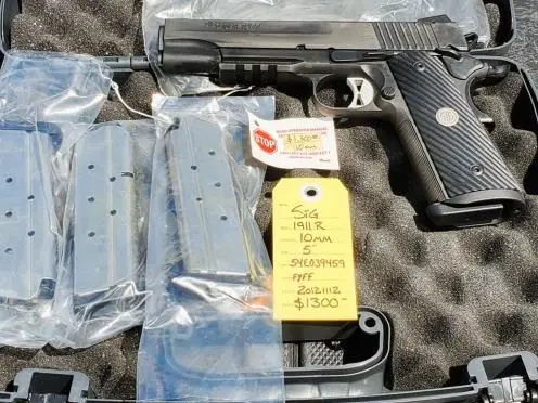 Sig Sauer TACOPS, 10mm, 1911