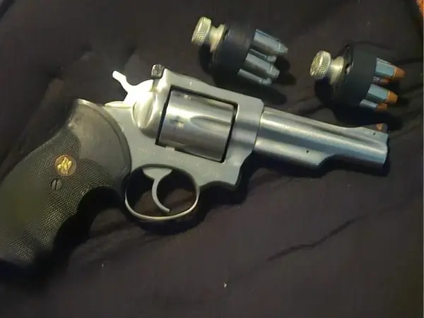 Ruger security six with ammo