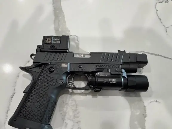 Staccato C2 Comp w/ ACRO P-2 & SureFire X300 - Mint