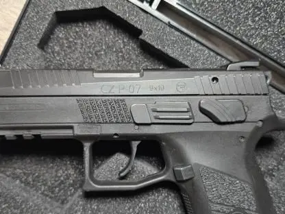 CZ P-07 9mm DA/SA – Case, 2 Mags, 2 Holsters