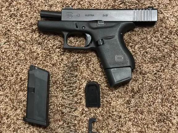Glock 43 w/ night sights
