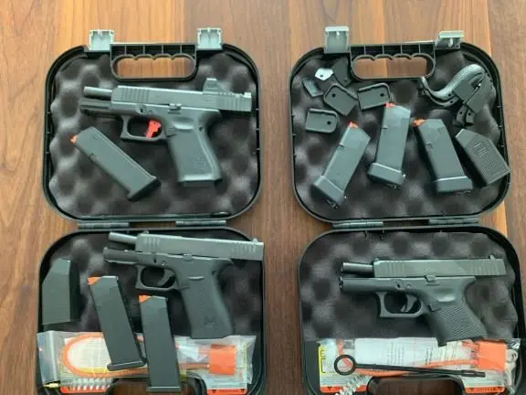 Glock 19.5 Modded, 26.5 Stock w/ Extras, and 43X.5 Stock
