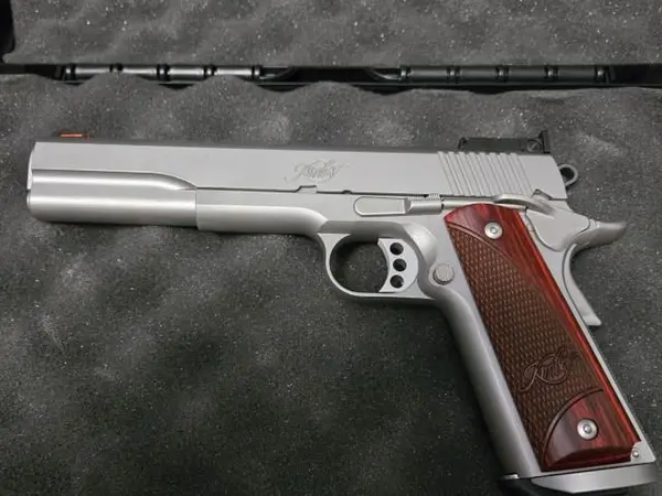 Kimber Stainless Target 10mm Semi Auto Pistol 6" Stainless, 8+1