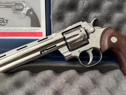 Colt Python 6" SS 357 Magnum