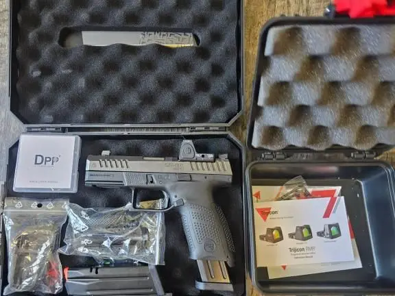 BRAND NEW CZ P10C Ported w Trijicon 6.5 RMR