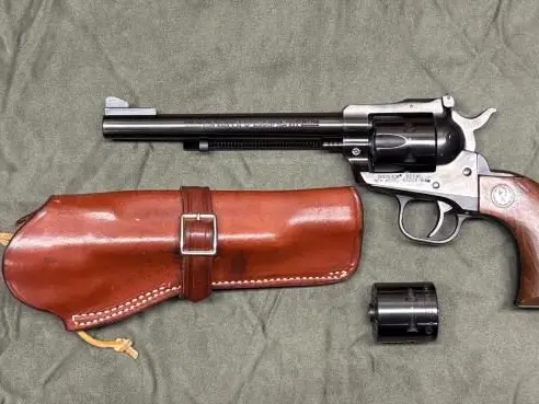 Ruger New Model Single-Six Convertible .22 LR / .22 WMR – Blued 5.5" (Holster Included)