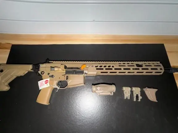 Brand New Unfired SIG MCX Spear-LT IR 16" 5.56 FDE