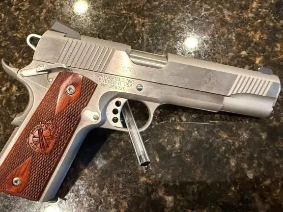 Springfield 1911 A1 stainless 45 ACP