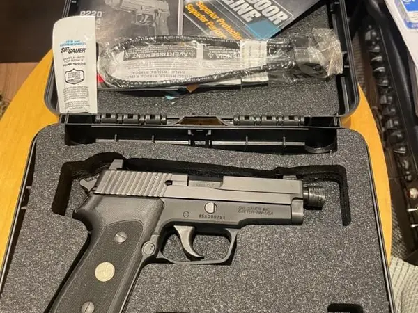 SIG Sauer P225-A1 Tactical / Threaded Barrel – Factory – Excellent Condition