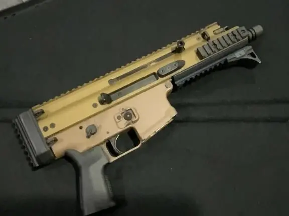FN Scar 15P 556 Geissele trigger text2514011509