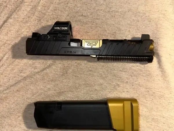 ZAFFIRI GLOCK 19 COMPLETE SLIDE HOLOSUN